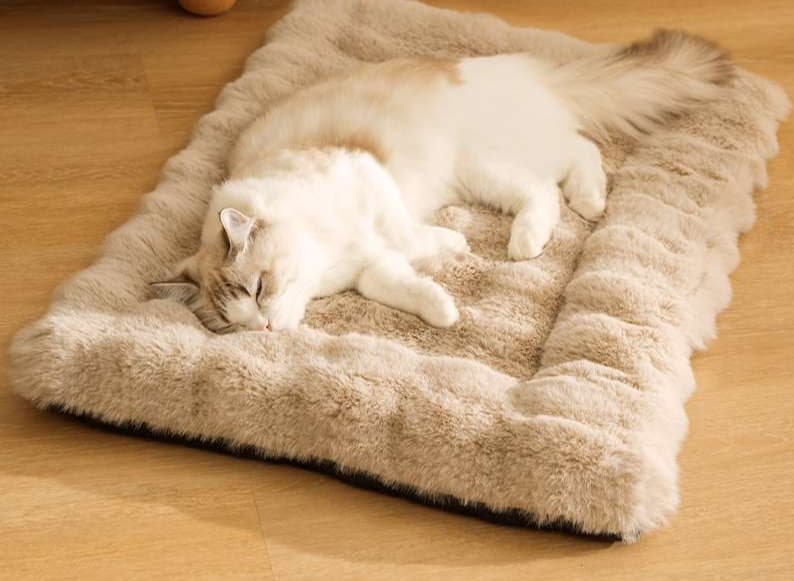 ペットマット 猫用 もこもこ贅沢な安眠マット