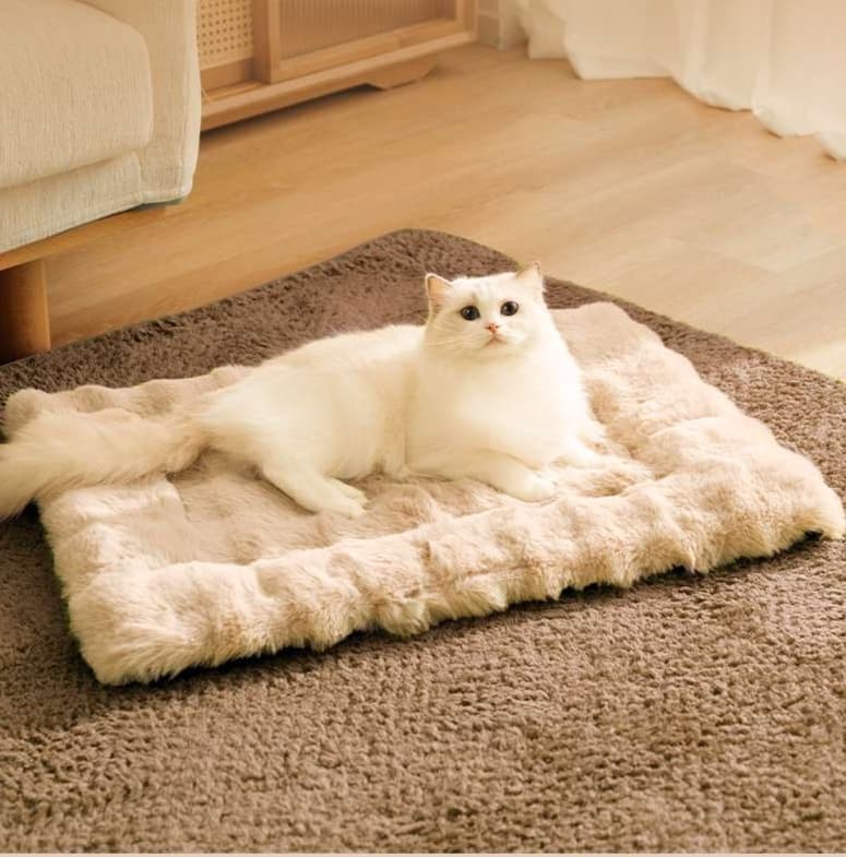 ペットマット 猫用 もこもこ贅沢な安眠マット