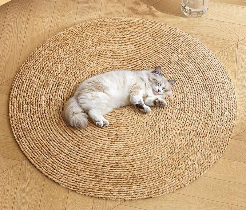 ペットマット 猫用 天然蒲草の癒しマット