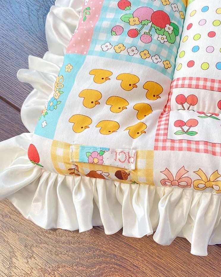 ペットマット 猫用 ふんわりフリル姫系マット