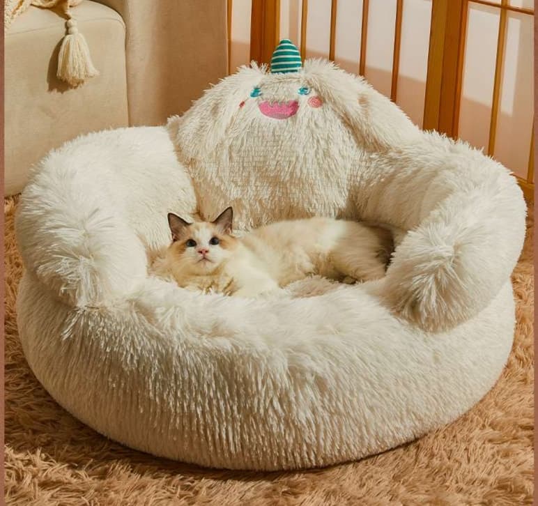 ペットマット 犬猫兼用 もこもこモンスターベッド