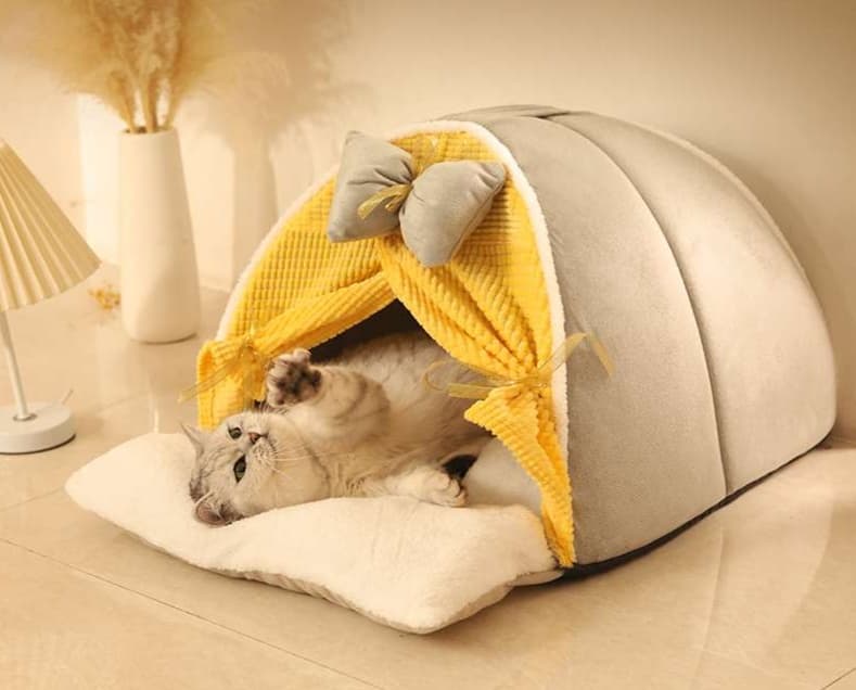 ペットマット 猫用 もちもちテント型マット