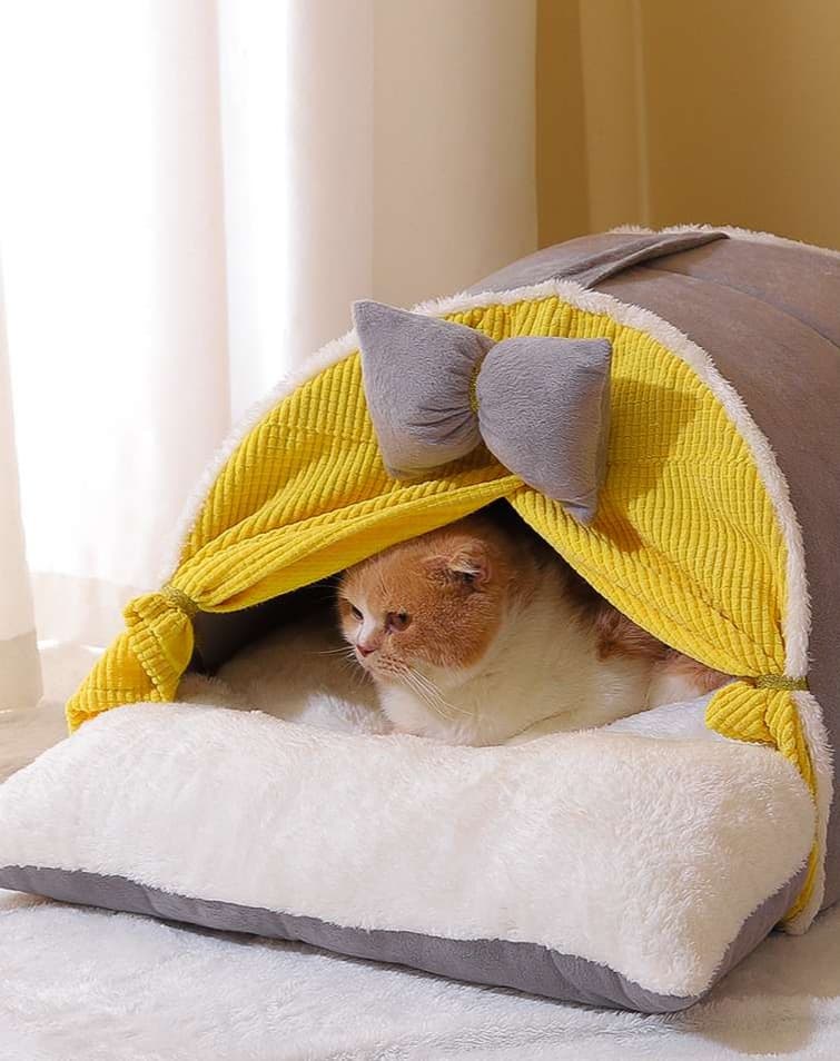 ペットマット 猫用 もちもちテント型マット