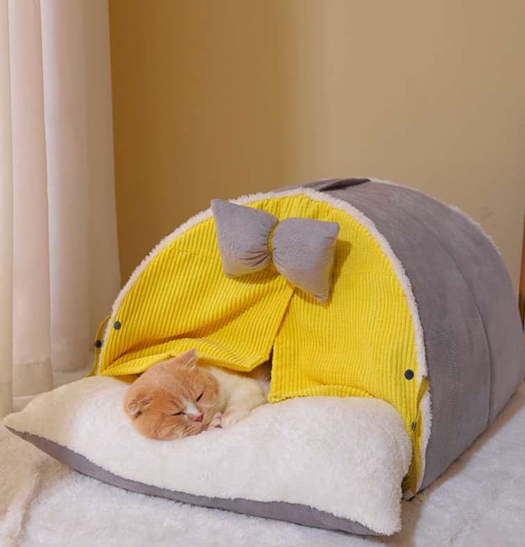 ペットマット 猫用 もちもちテント型マット
