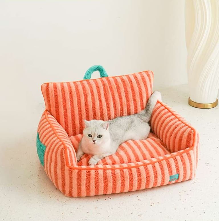 ペットマット 猫用 ふわもこ高級ソファー型マット