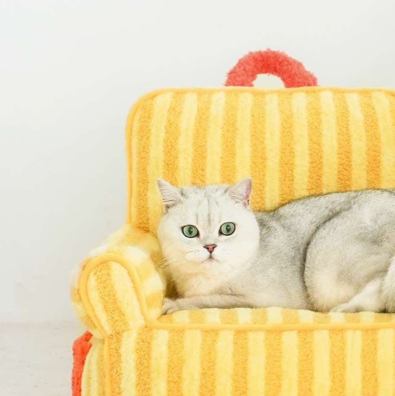 ペットマット 猫用 ふわもこ高級ソファー型マット