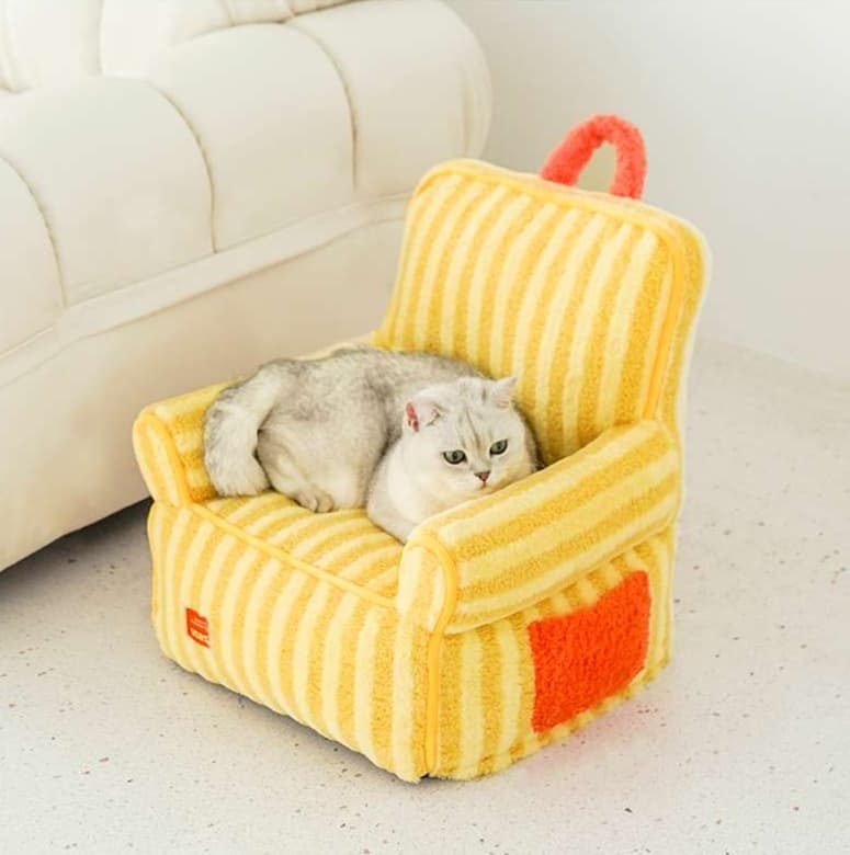 ペットマット 猫用 ふわもこ高級ソファー型マット