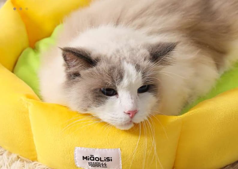 ペットマット 猫用 ふわもこ包み込みベッド