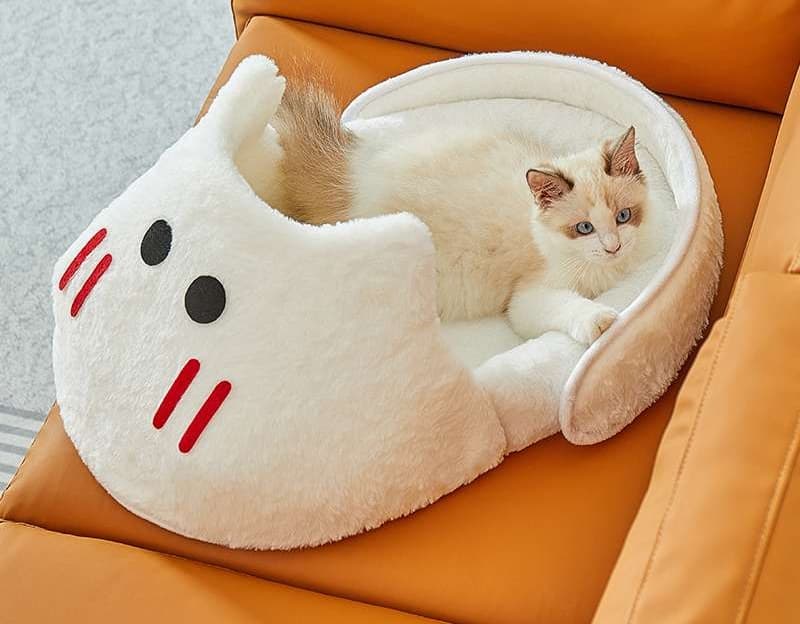 ペットマット 猫用 もこもこ猫足ベッド