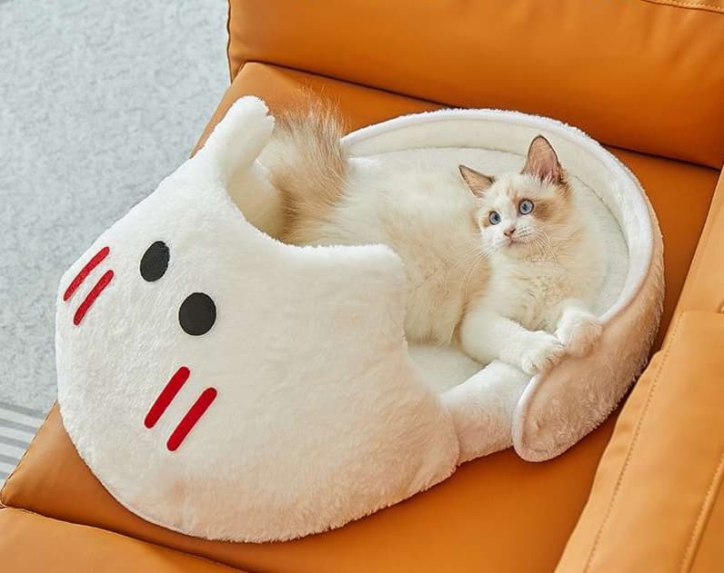 ペットマット 猫用 もこもこ猫足ベッド