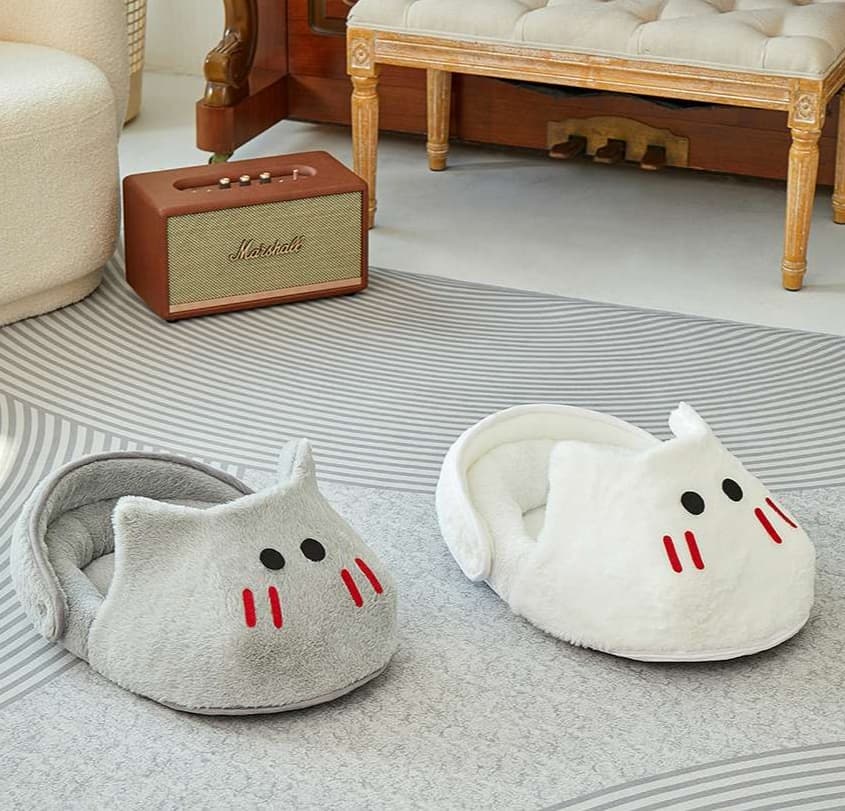 ペットマット 猫用 もこもこ猫足ベッド