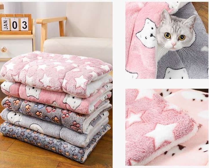 ペットマット 猫用 ふんわりフリル付きマット