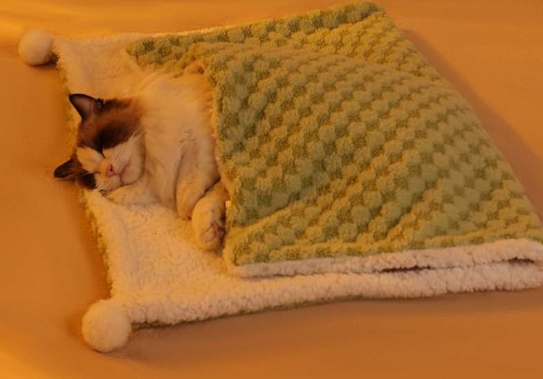 ペットマット 猫用 ふわもこ包みこみマット