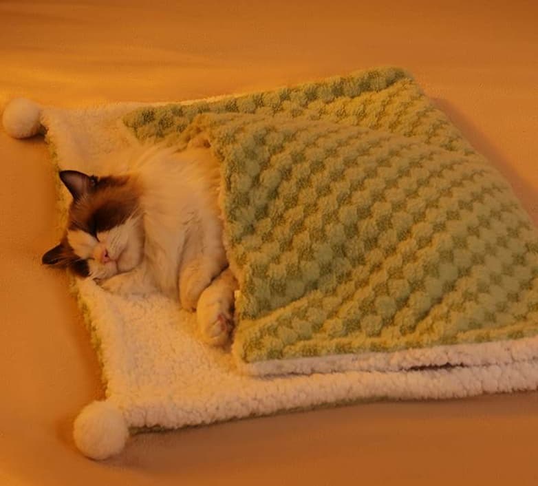 ペットマット 猫用 ふわもこ包みこみマット