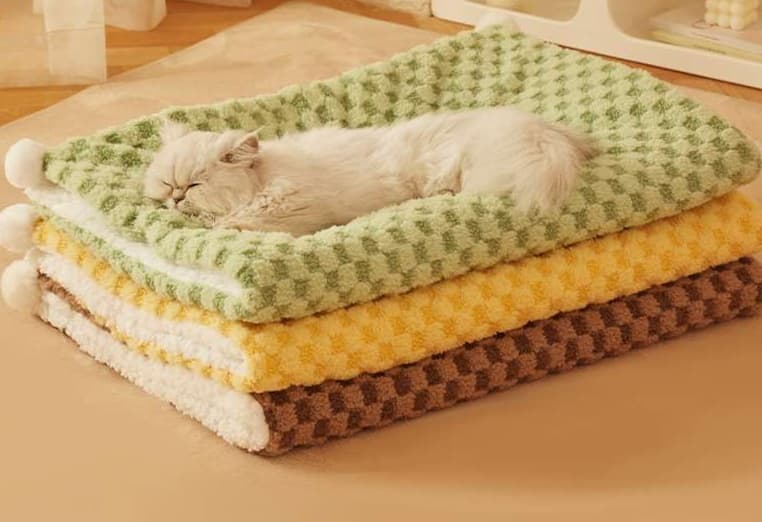 ペットマット 猫用 ふわもこ包みこみマット