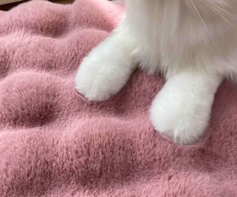 ペットマット 猫用 もこもこ雲型マット
