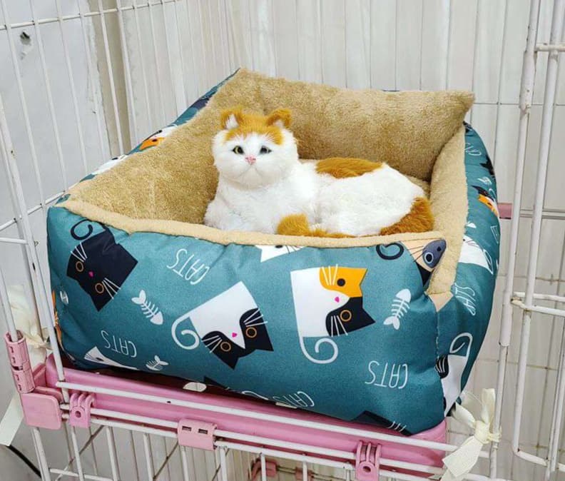 ペットマット 猫用 ふかふか取り外し可能マット