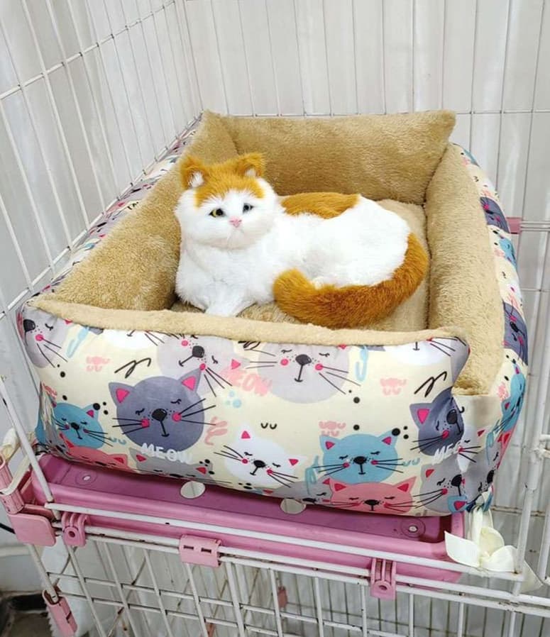 ペットマット 猫用 ふかふか取り外し可能マット