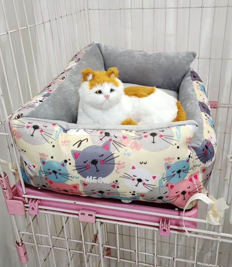ペットマット 猫用 ふかふか取り外し可能マット