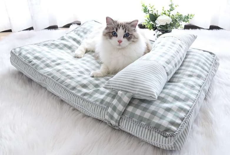 ペットマット 猫用 ふわもこキャットクッションマット