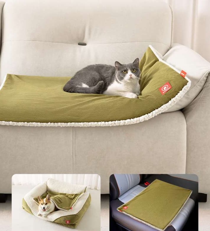 ペットマット 猫用 ふんわりもこもこ 秋冬マット