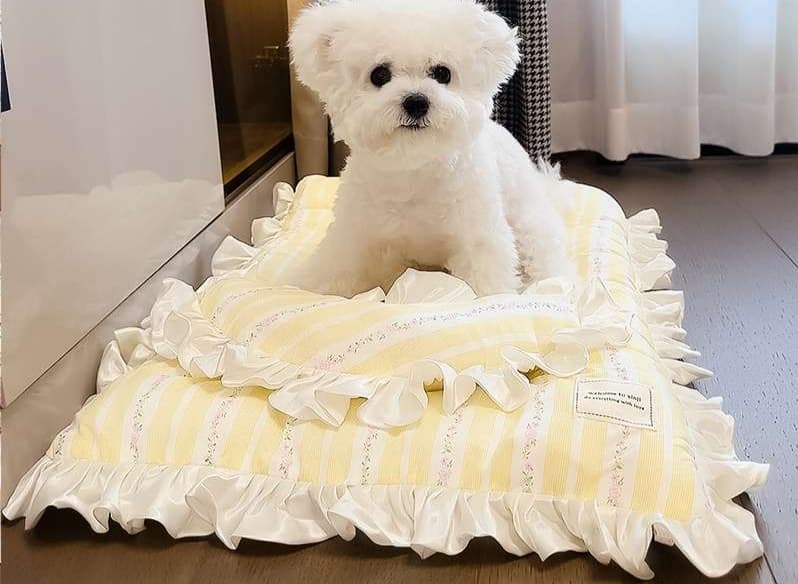 ペットマット 犬用 ふんわりフリルマット