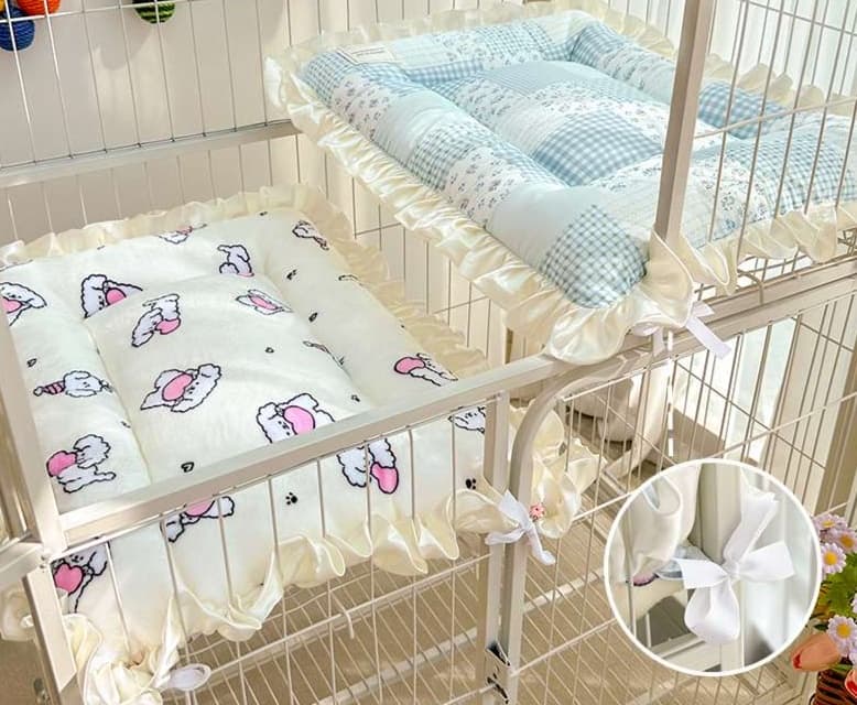 ペットマット 犬用 ふんわりフリルマット
