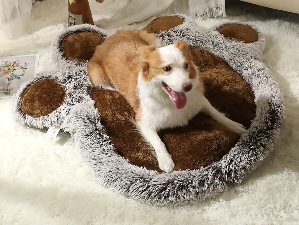 ペットマット 犬用 ふわもこ肉球マット