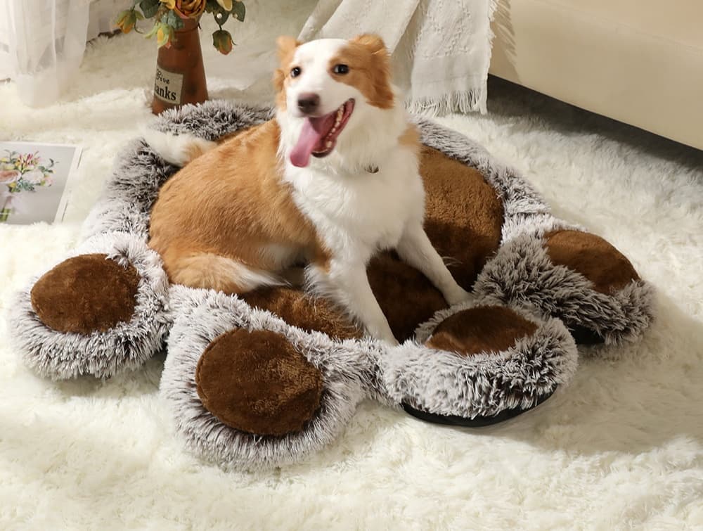 ペットマット 犬用 ふわもこ肉球マット