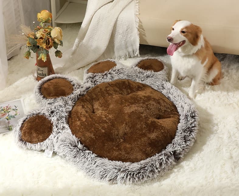 ペットマット 犬用 ふわもこ肉球マット