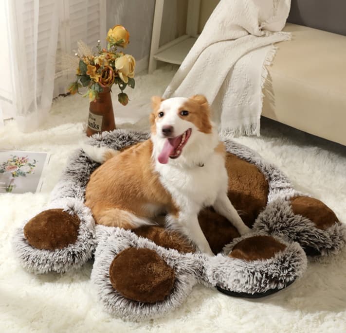 ペットマット 犬用 ふわもこ肉球マット
