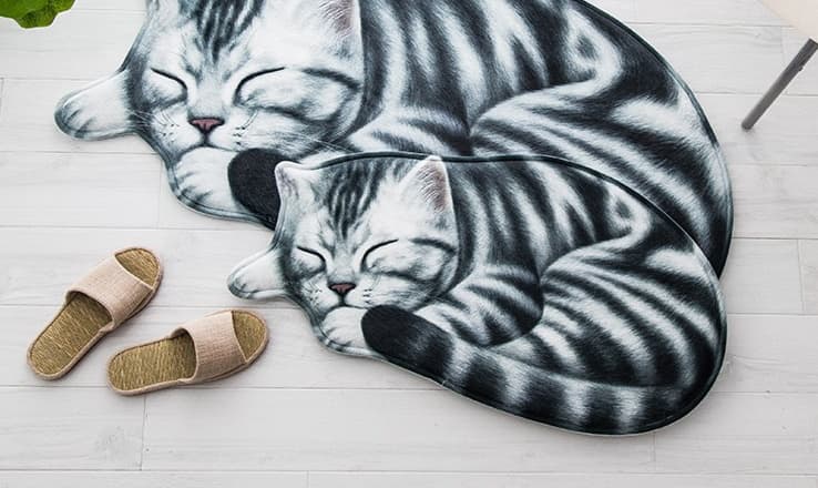 ペットマット 猫用 おねむにゃんこのふかふかマット