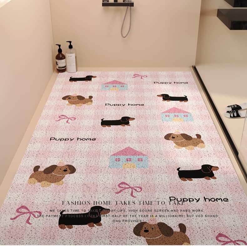 ペットマット 犬用 わんちゃんのお家デザインマット