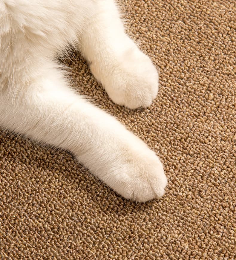 ペットマット 猫用 麻混紡ラグマット 癒やしのやすらぎ