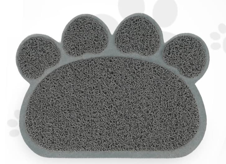 ペットマット 猫用 ふんわり快適 肉球型トイレマット