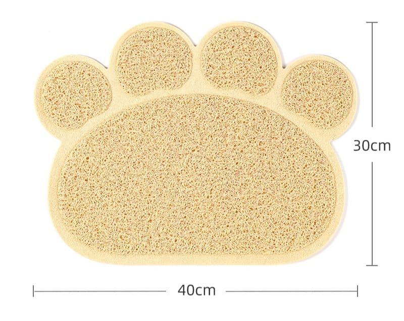 ペットマット 猫用 ふんわり快適 肉球型トイレマット