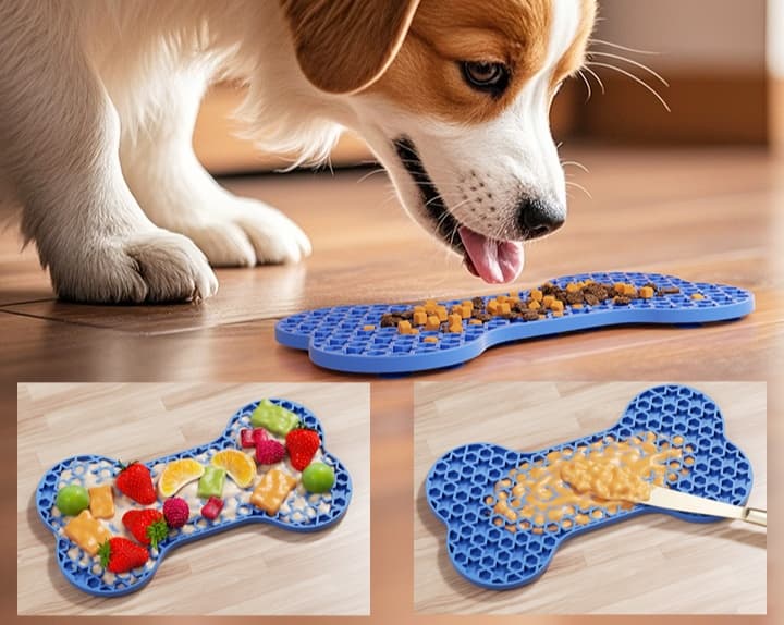 ペットマット 犬猫兼用 吸着安心ごはんマット