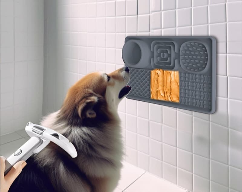 ペットマット 犬猫兼用 多機能スローフィーディングマット