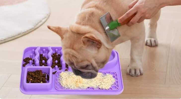 ペットマット 犬猫兼用 ワンにゃんぐるめ食事マット
