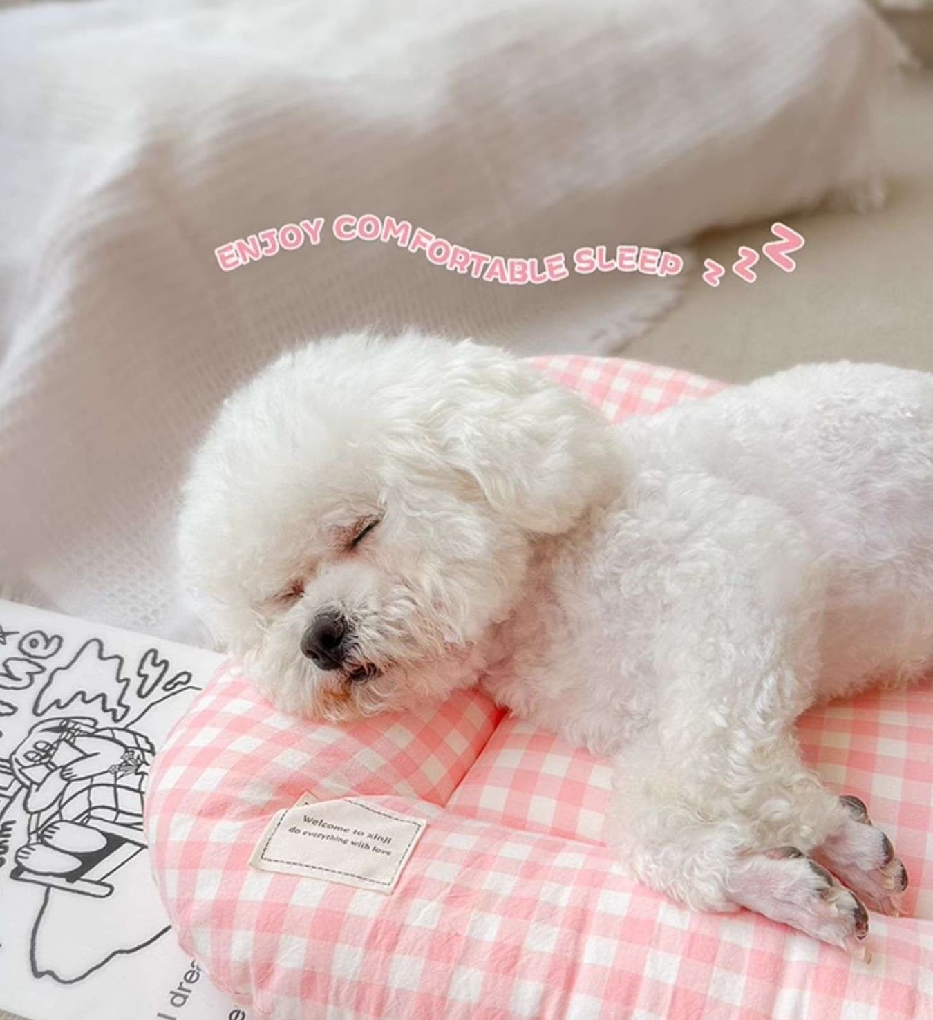 ペットマット 犬用 ふわふわチェック柄マット