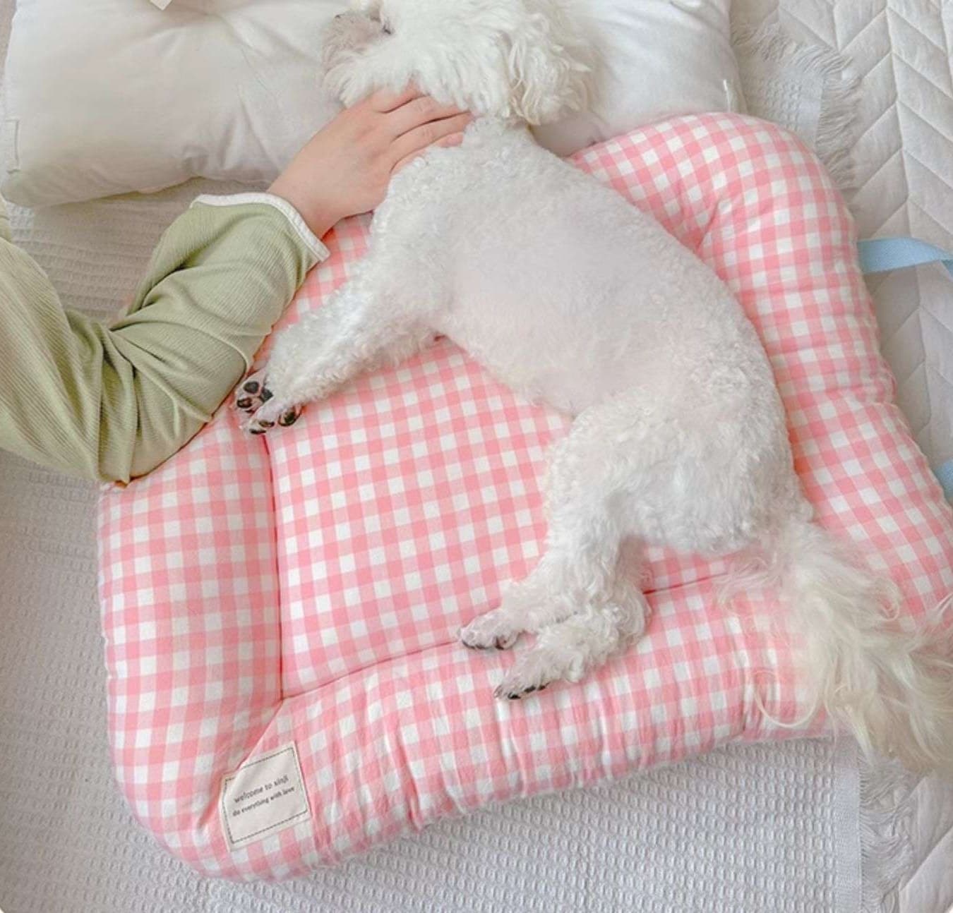 ペットマット 犬用 ふわふわチェック柄マット
