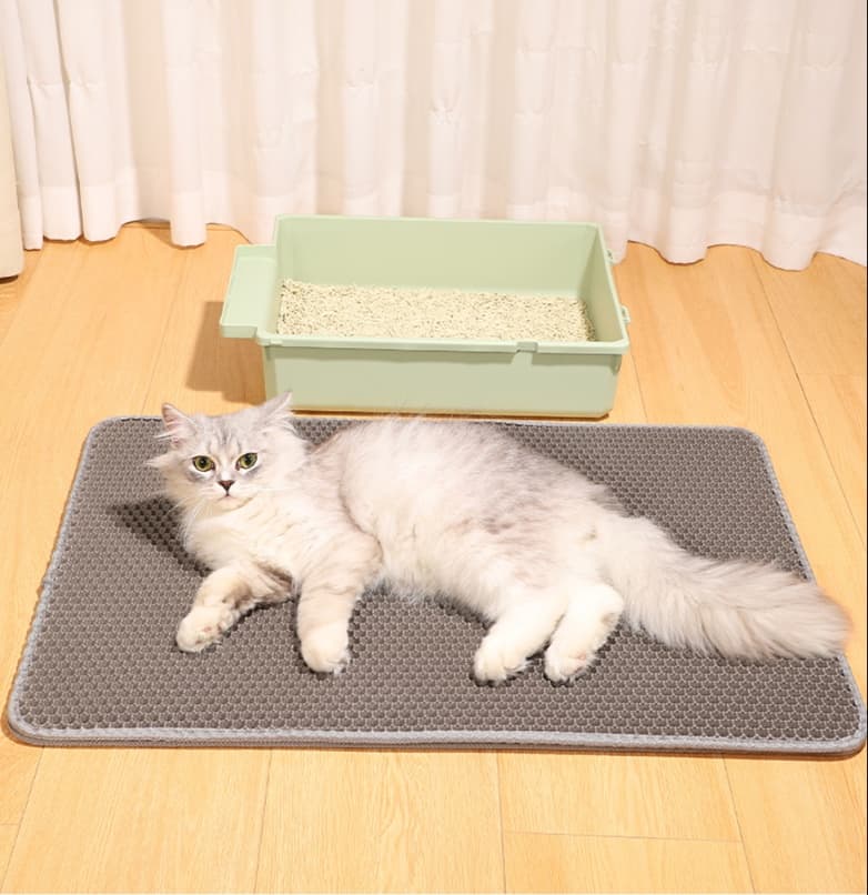 ペットマット 猫用 二重構造トイレマット