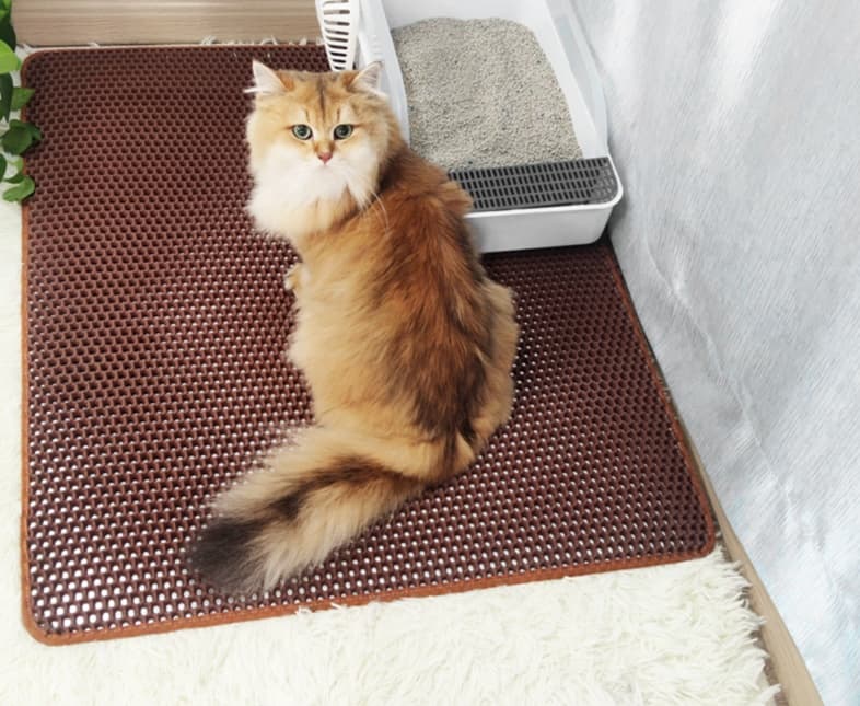 ペットマット 猫用 快適ライフ凹凸トイレマット