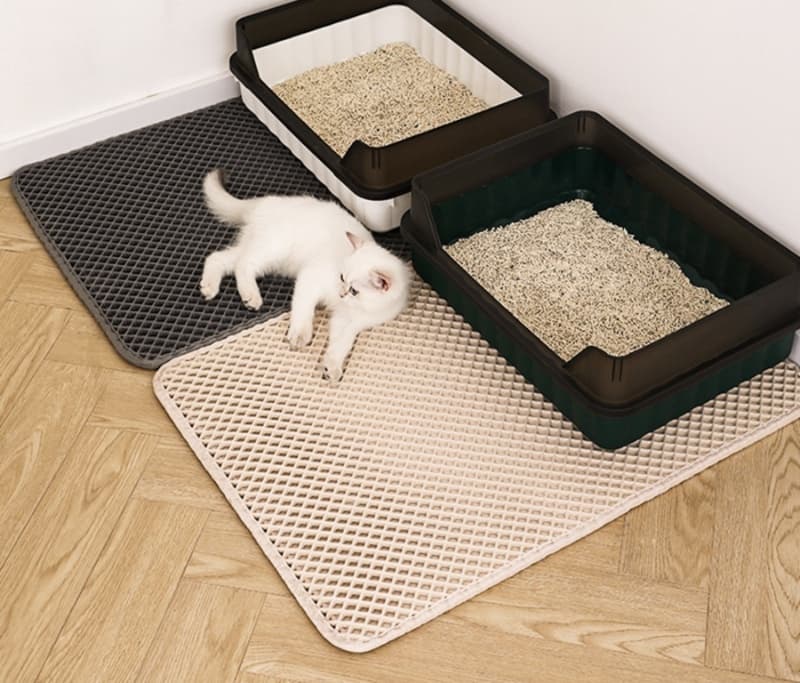 ペットマット 猫用 二重構造トイレマット