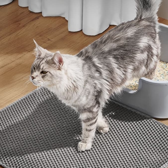 ペットマット 猫用 飛び散り防止トイレマット