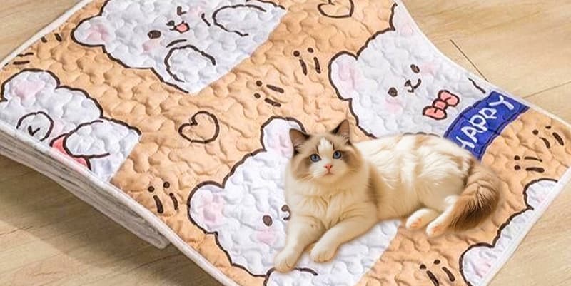ペットマット 猫用 ふわもこ快適ラグマット