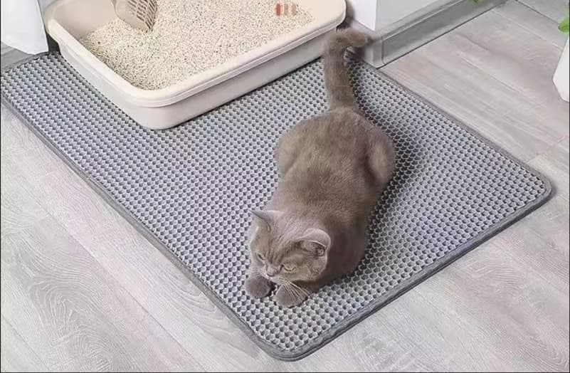 ペットマット 猫用 二重構造トイレマット