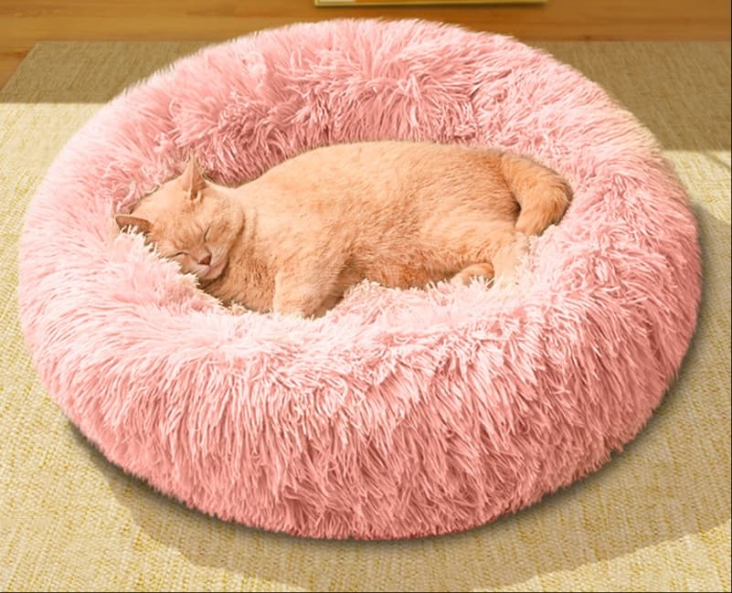 ペットマット 猫用 もふもふ包み込みベッド