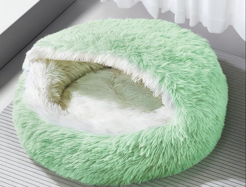 ペットマット 猫用 もふもふ包み込みベッド