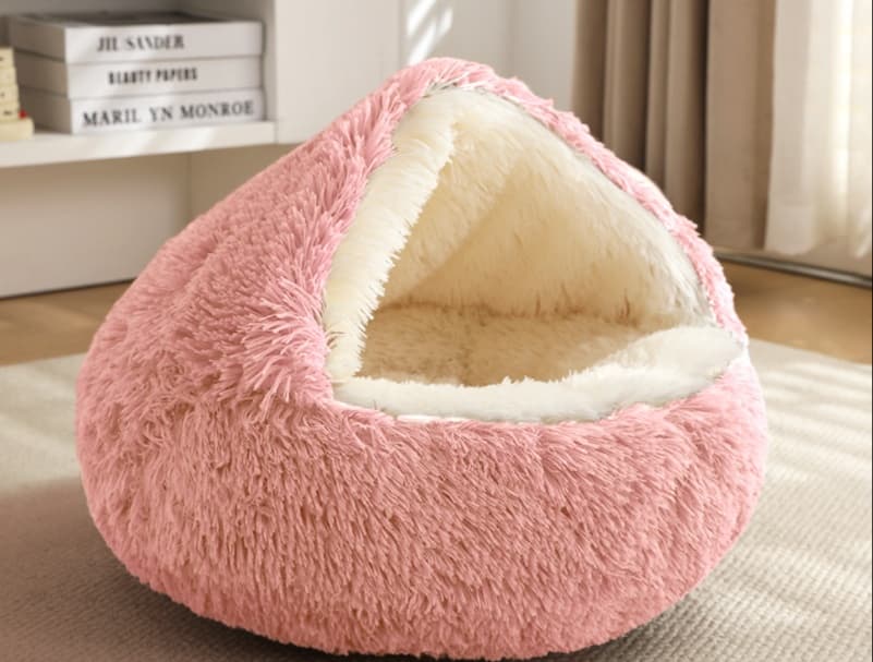 ペットマット 猫用 もふもふ包み込みベッド